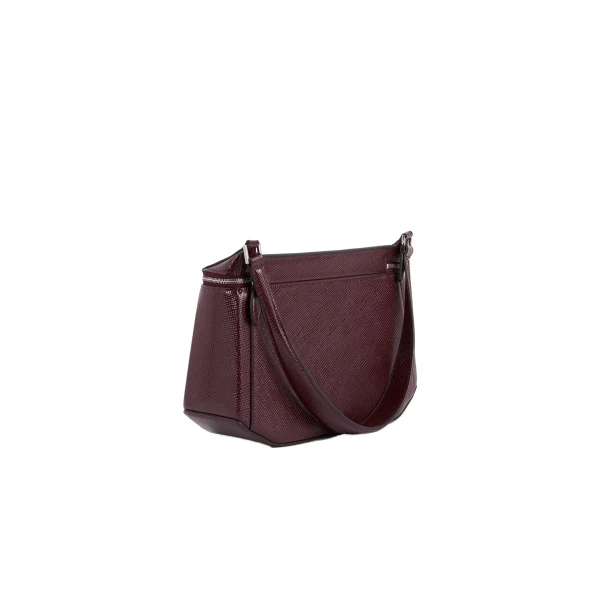 Clip palmellato-patent shoulder in Cherry - Image 4