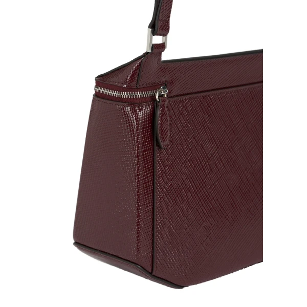 Clip palmellato-patent shoulder in Cherry - Image 5