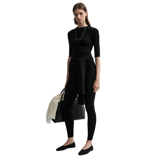 Toteme Compact leggings in Black, view 2