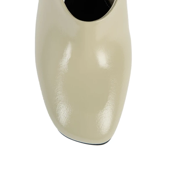 Contour naplack pumps in Cashew - Image 6