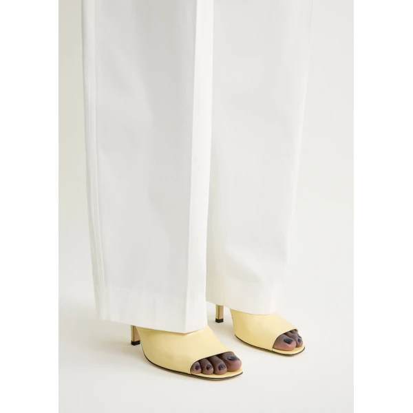 Contour naplack slingbacks in Buttercup - Image 3
