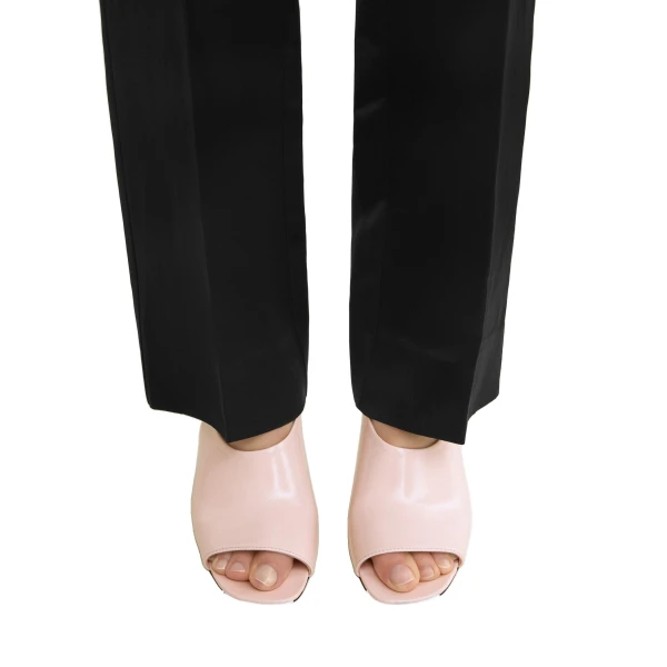 Contour naplack slingbacks in Flamingo - Image 2
