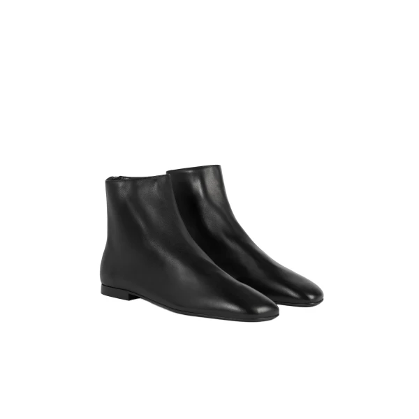 Contour nappa boots in Black - Image 4