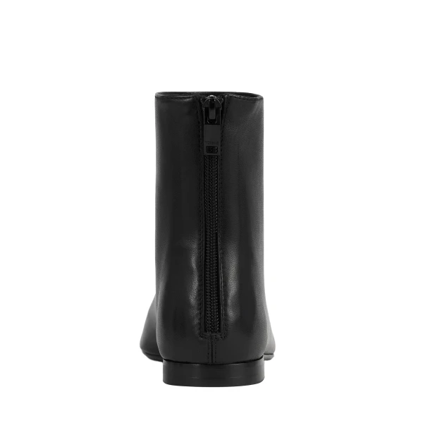 Contour nappa boots in Black - Image 5