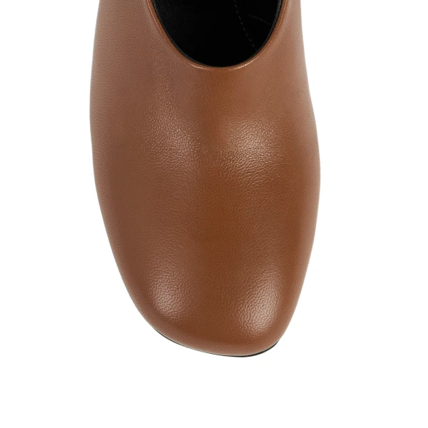 Contour nappa pumps in Sienna - Image 6