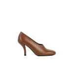 Toteme Contour nappa pumps in Sienna