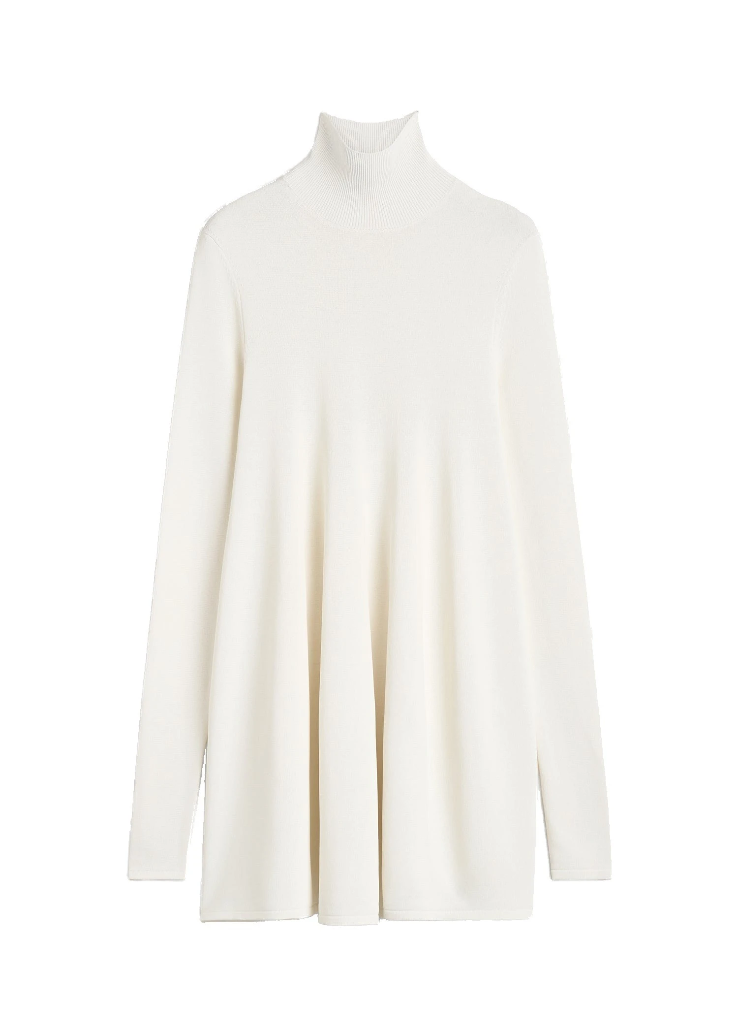 Toteme-Crepe-turtleneck-top-in-Off-white-white Toteme Crepe turtleneck top in Off-white