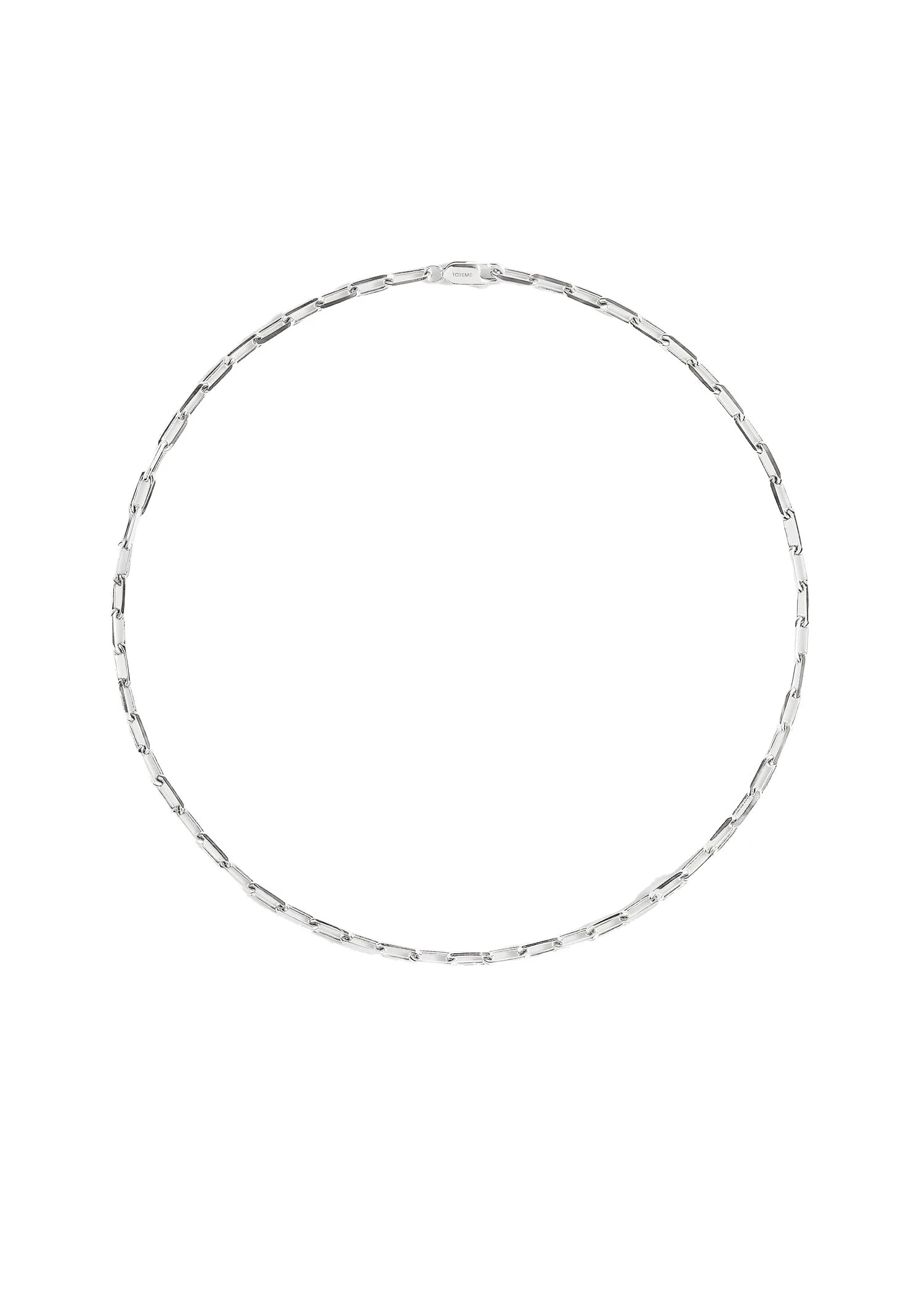 Crew-neck chain 18kt in White gold