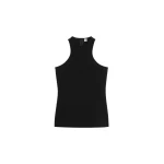 Toteme Deep curve stretch wool tank in Black