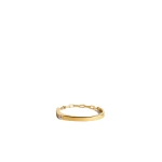 Toteme Diamond chain ring 18kt in Gold