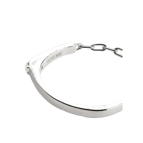 Diamond chain ring 18kt in White gold - Image 4