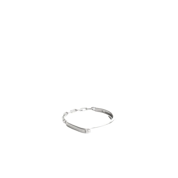 Diamond chain ring 18kt in White gold - Image 5