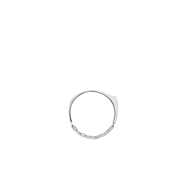 Diamond chain ring 18kt in White gold - Image 6