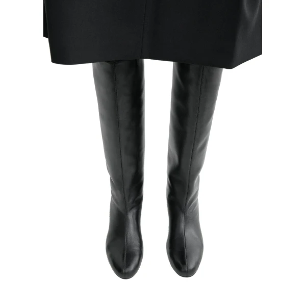 Downtown nappa knee-high boots in Black - Image 2