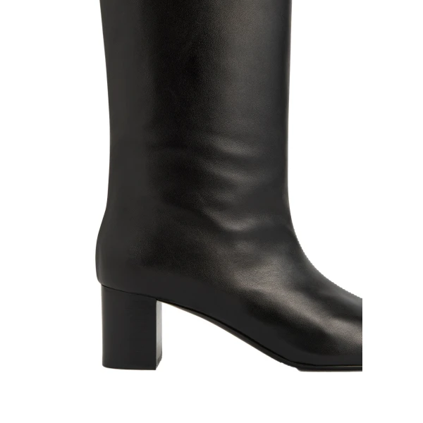 Downtown nappa knee-high boots in Black - Image 5