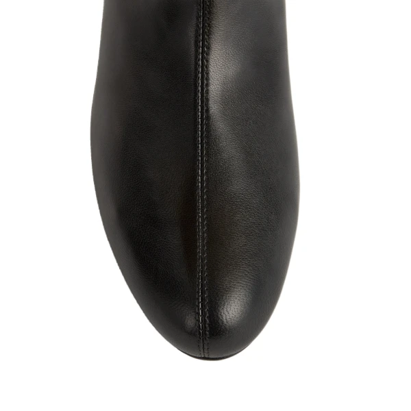 Downtown nappa knee-high boots in Black - Image 6