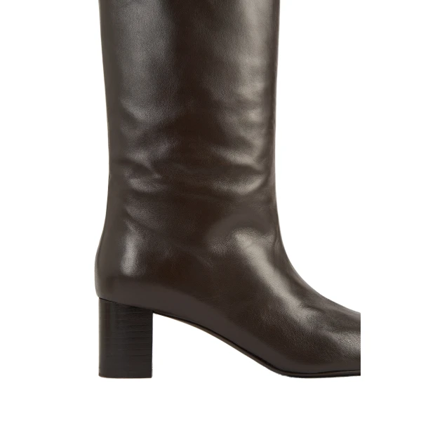 Downtown nappa knee-high boots in Brown - Image 5