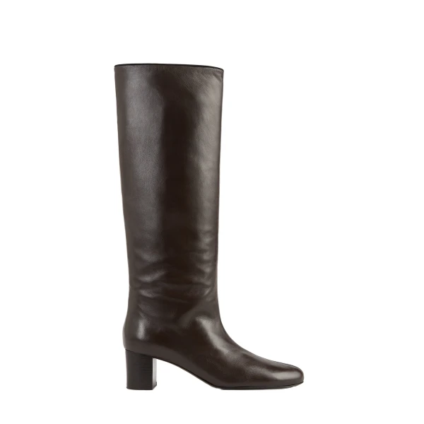 Toteme Downtown nappa knee-high boots in Brown