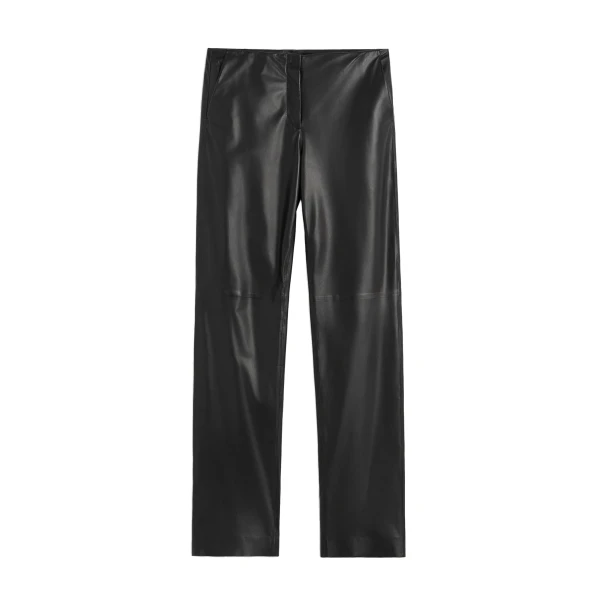 Easy leather trousers in Black