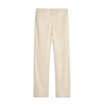 Toteme Easy leather trousers in Stone