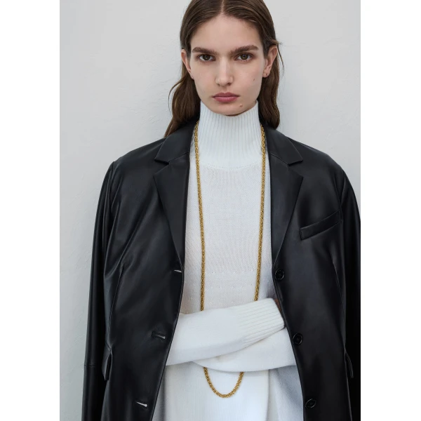 Elongated Byzantine necklace in Gold - Image 2