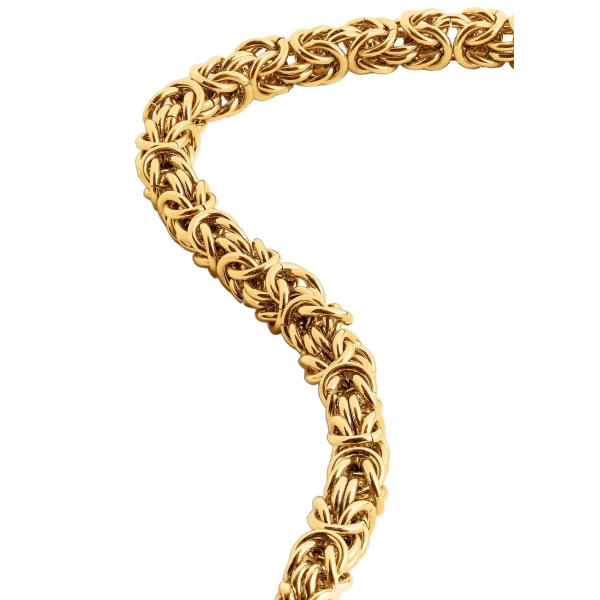 Elongated Byzantine necklace in Gold - Image 5