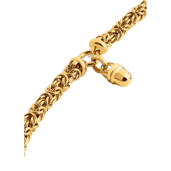 Elongated Byzantine necklace in Gold - Image 6
