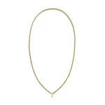 Toteme Elongated Byzantine necklace in Gold