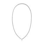 Toteme Elongated Byzantine necklace in Silver