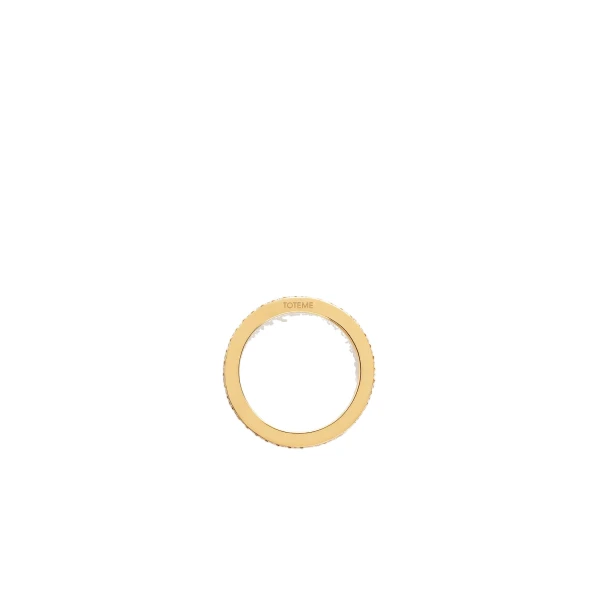 Eternity diamond midi ring 18kt in Gold - Image 6