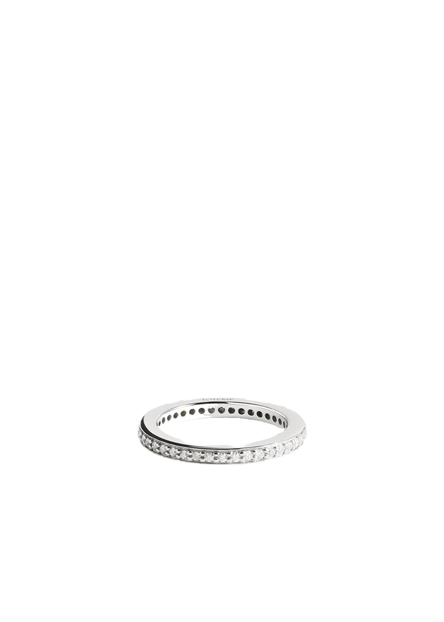 Eternity diamond midi ring 18kt in White gold