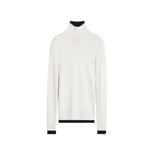 Toteme Fitted ribbed top in Off-white