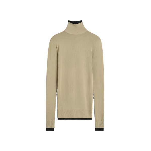 Toteme Fitted ribbed top in Sage
