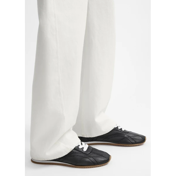 Flex nappa sneakers in Black - Image 3