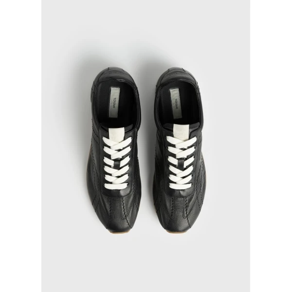 Flex nappa sneakers in Black - Image 5