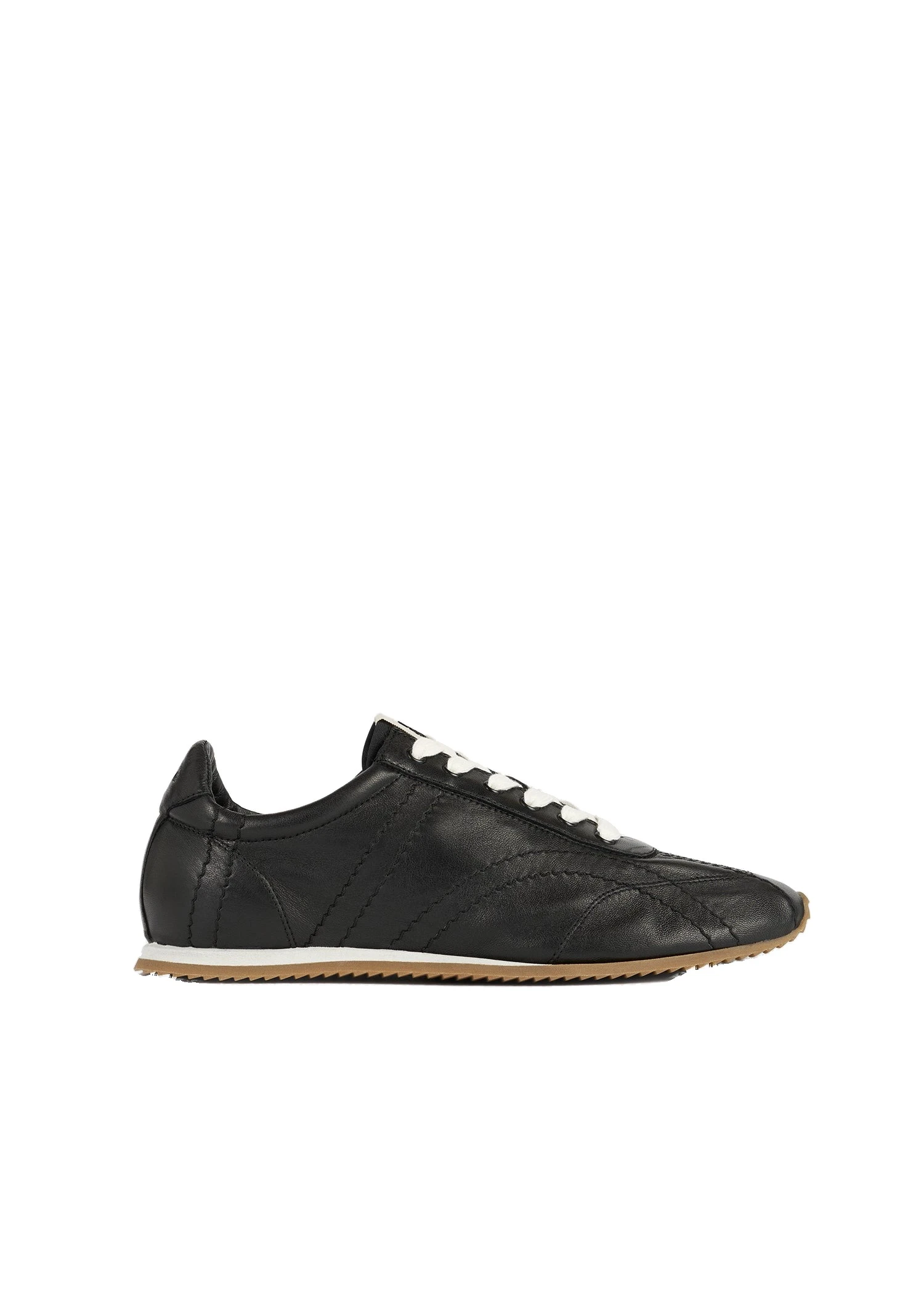Flex nappa sneakers in Black