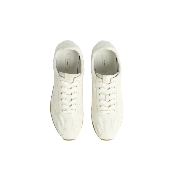 Flex nappa sneakers in Off-white - Image 5