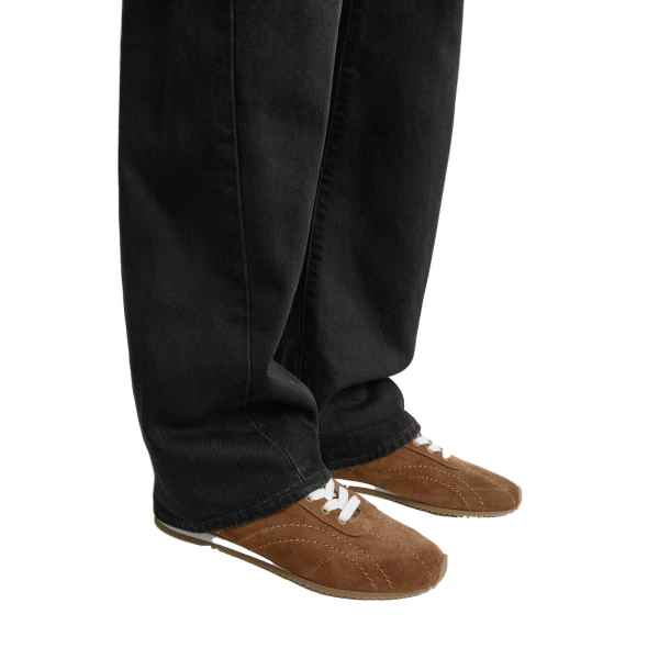 Flex suede sneakers in Copper - Image 3
