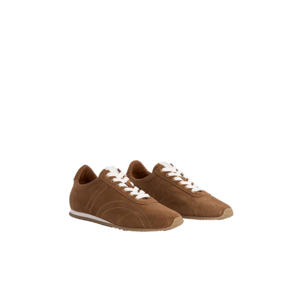 Flex suede sneakers in Copper - Image 5