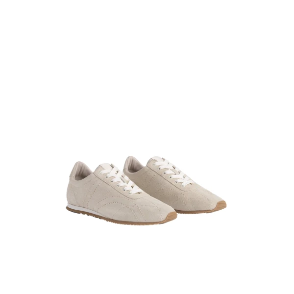 Flex suede sneakers in Stone - Image 5
