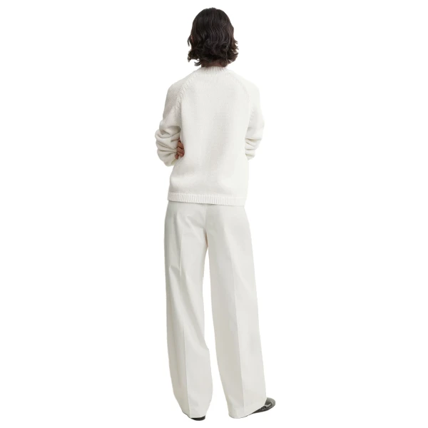 Toteme Hammered button cotton cardigan in White, view 4