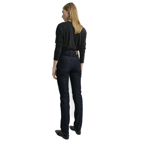 Toteme High slim denim in Rinsed blue, view 4