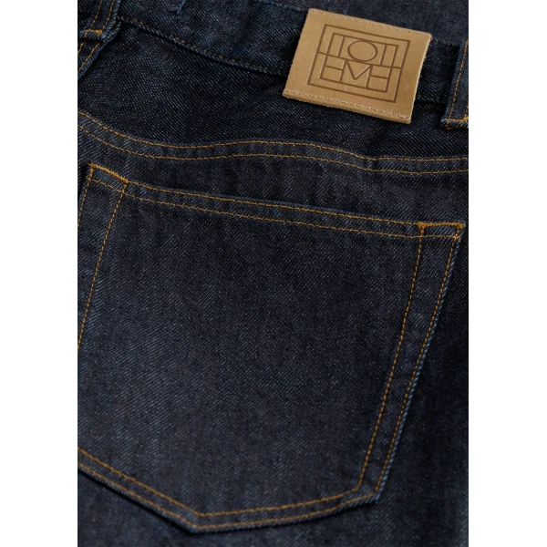 Toteme High slim denim in Rinsed blue, view 6