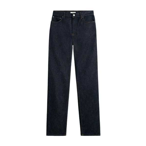 High slim denim in Rinsed blue