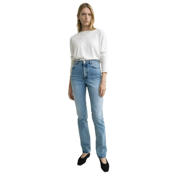 Toteme High slim denim in True vintage, view 2