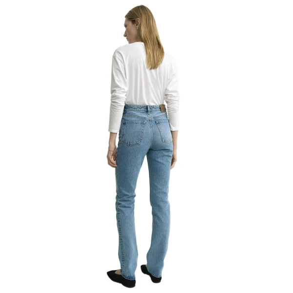 Toteme High slim denim in True vintage, view 4