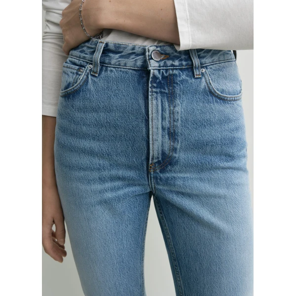 Toteme High slim denim in True vintage, view 5