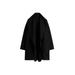 Toteme Hoodie coat in Black