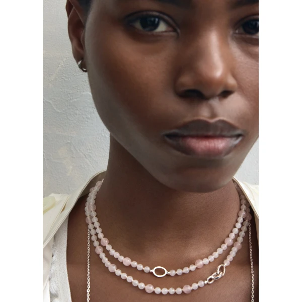 Infinity bead necklace in Bloom - Image 3