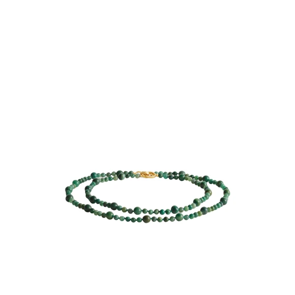 Infinity bead necklace in Dark green - Image 4